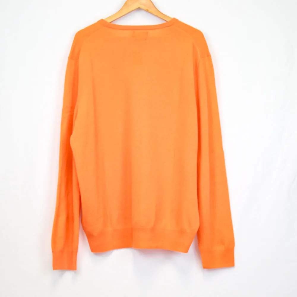 Orange Cashmere Pullover (Polo)