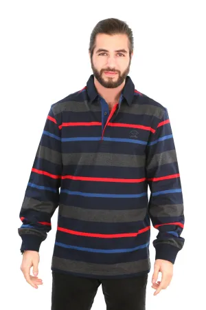 P&S Men's Half-Button Cotton Shirt
