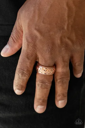 Paparazzi  - Field Artillery - Copper  Urban Men's Ring