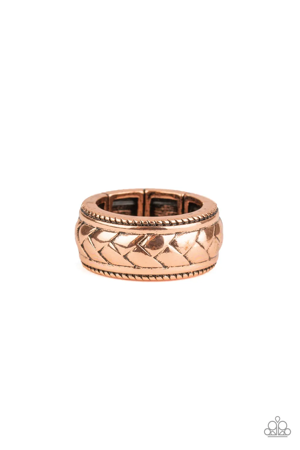 Paparazzi  - Field Artillery - Copper  Urban Men's Ring