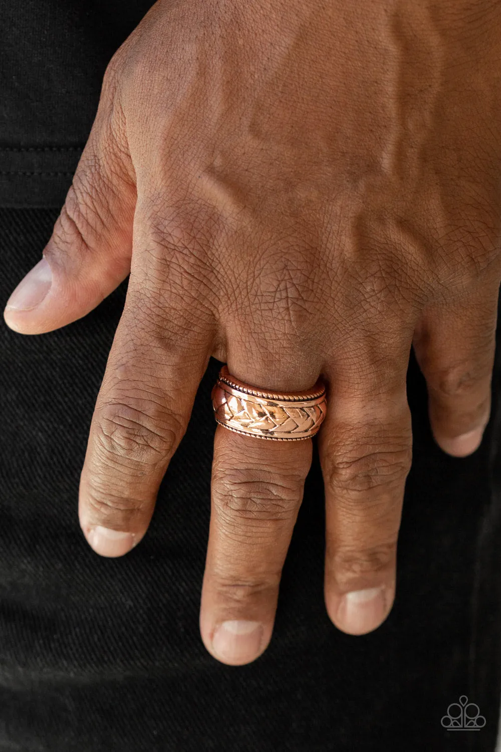 Paparazzi  - Field Artillery - Copper  Urban Men's Ring