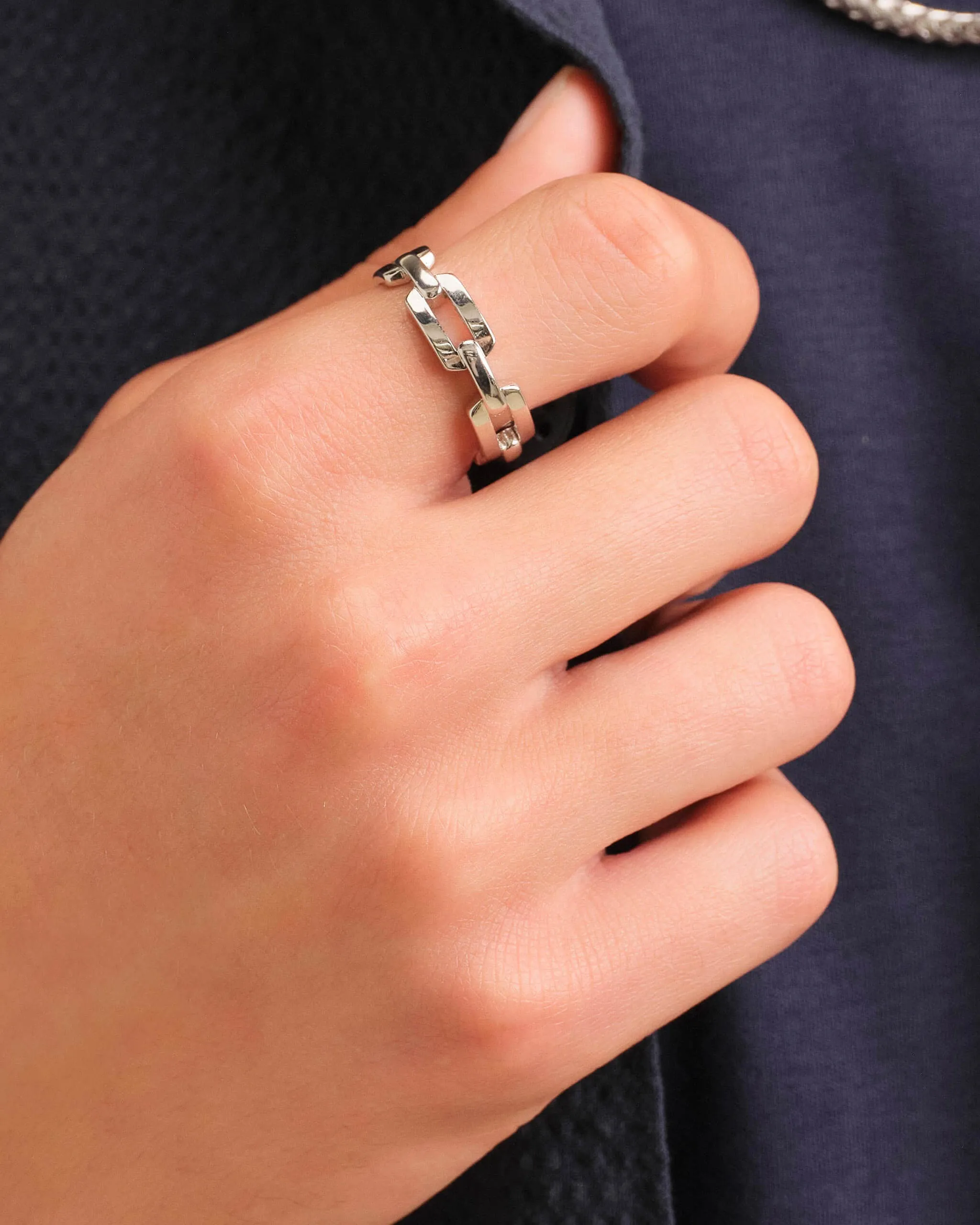 Paperclip Ring - Silver