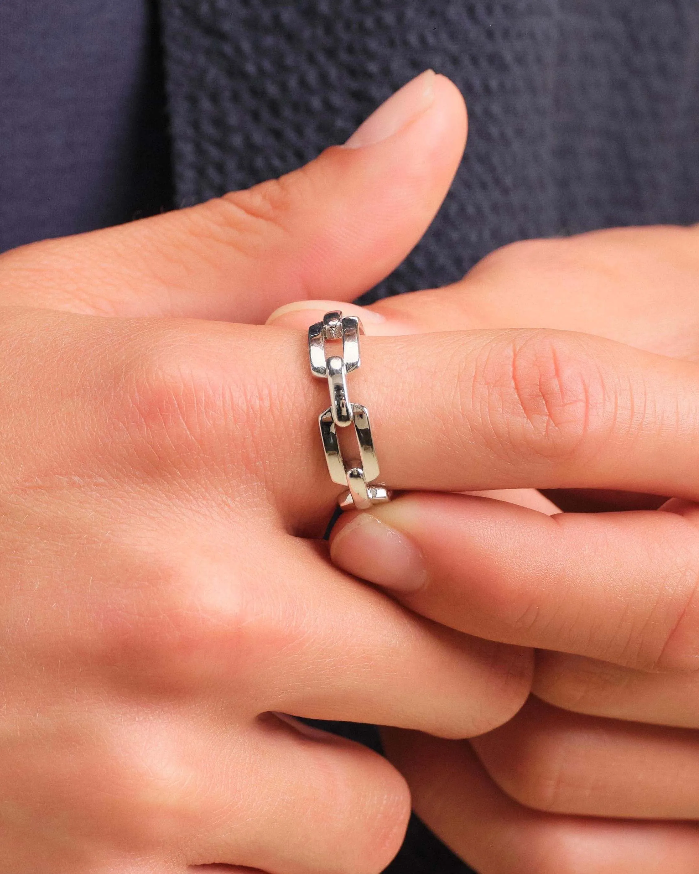 Paperclip Ring - Silver