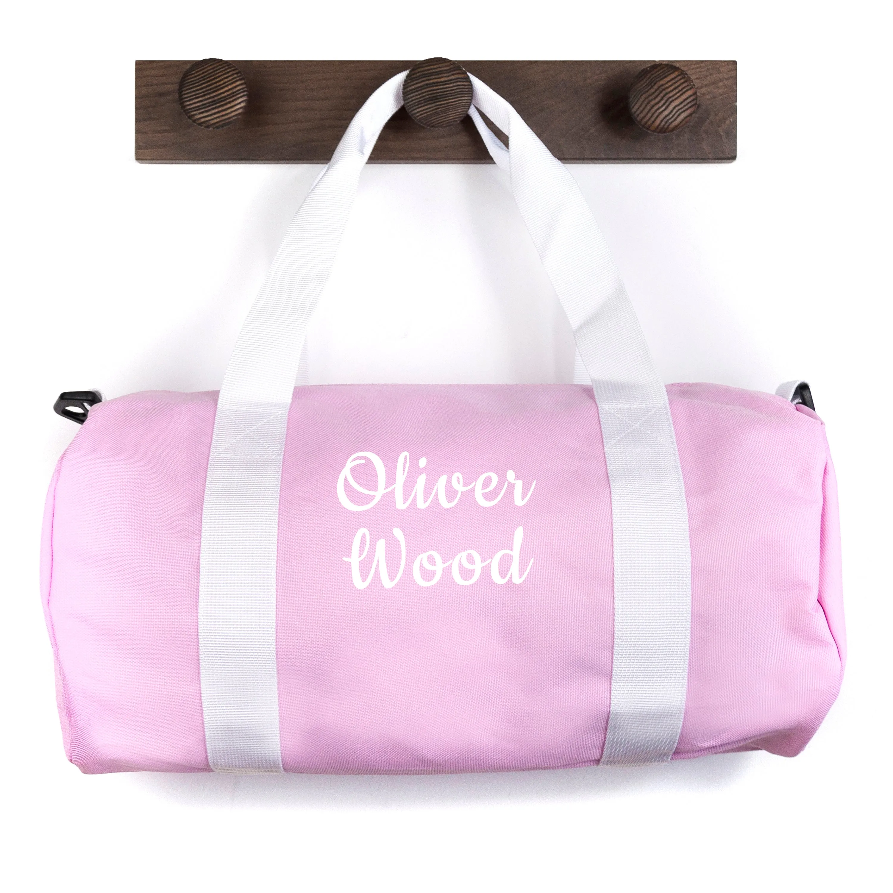 Personalised Kids Pink Gym Kit Bag