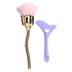 Powder Brush Foundation Brush Rose Flower Shape with Eye Makeup Tools