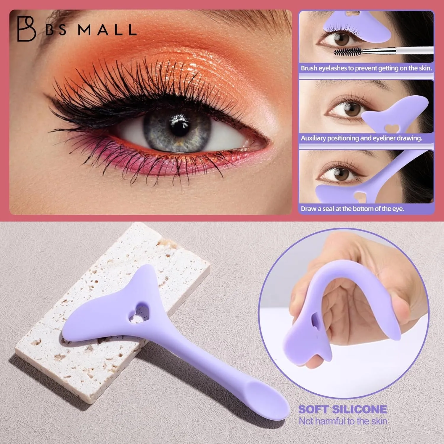 Powder Brush Foundation Brush Rose Flower Shape with Eye Makeup Tools