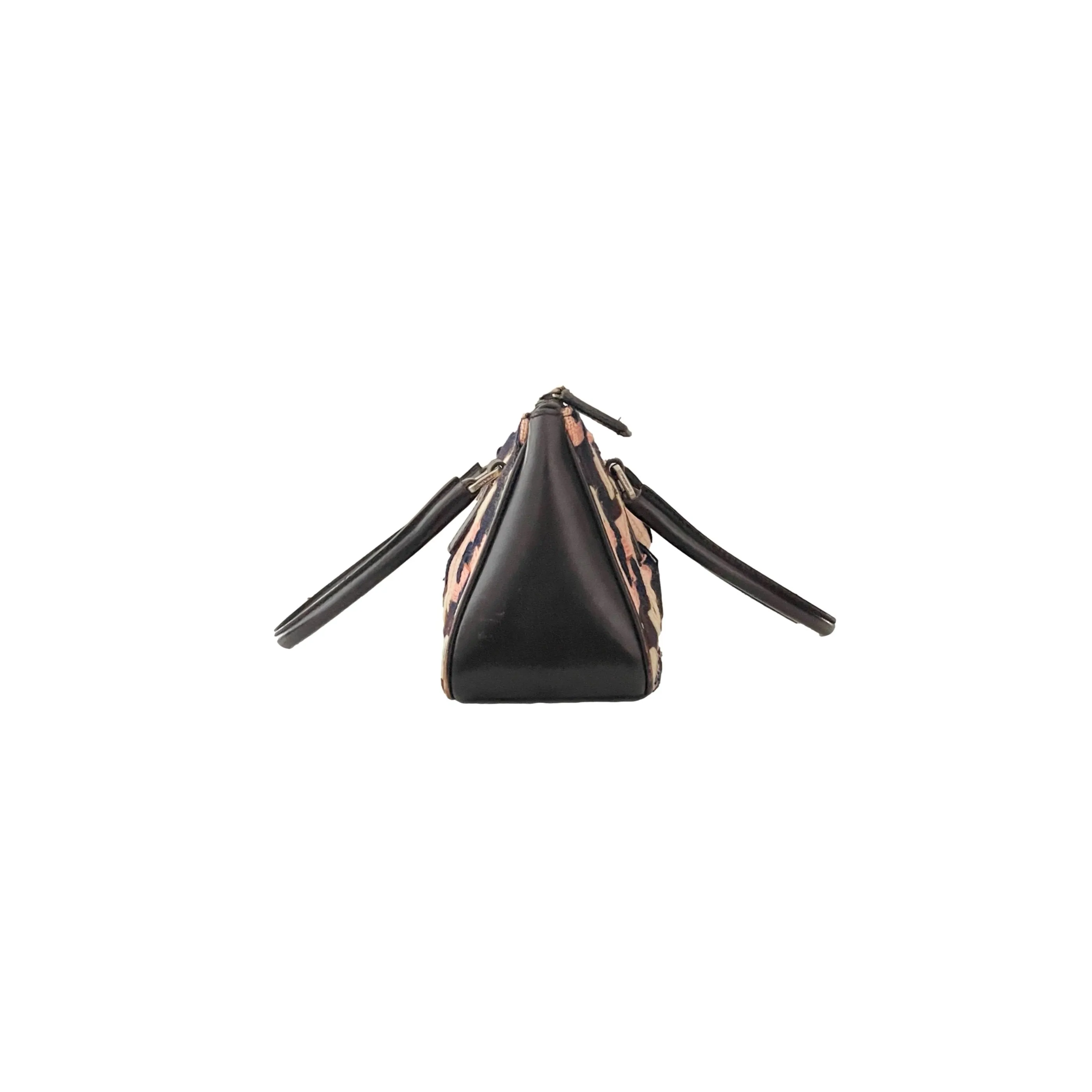 Prada Multicolor Knit Shoulder Bag