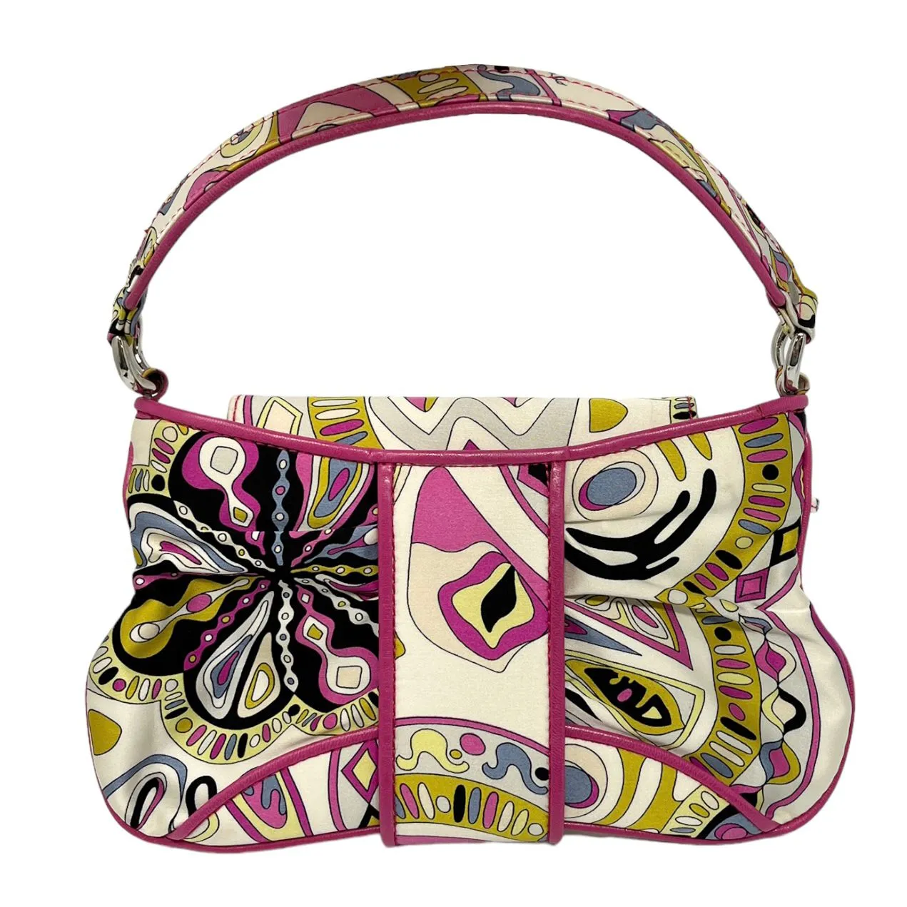 Pucci Multicolor Mini Print Charm Shoulder Bag
