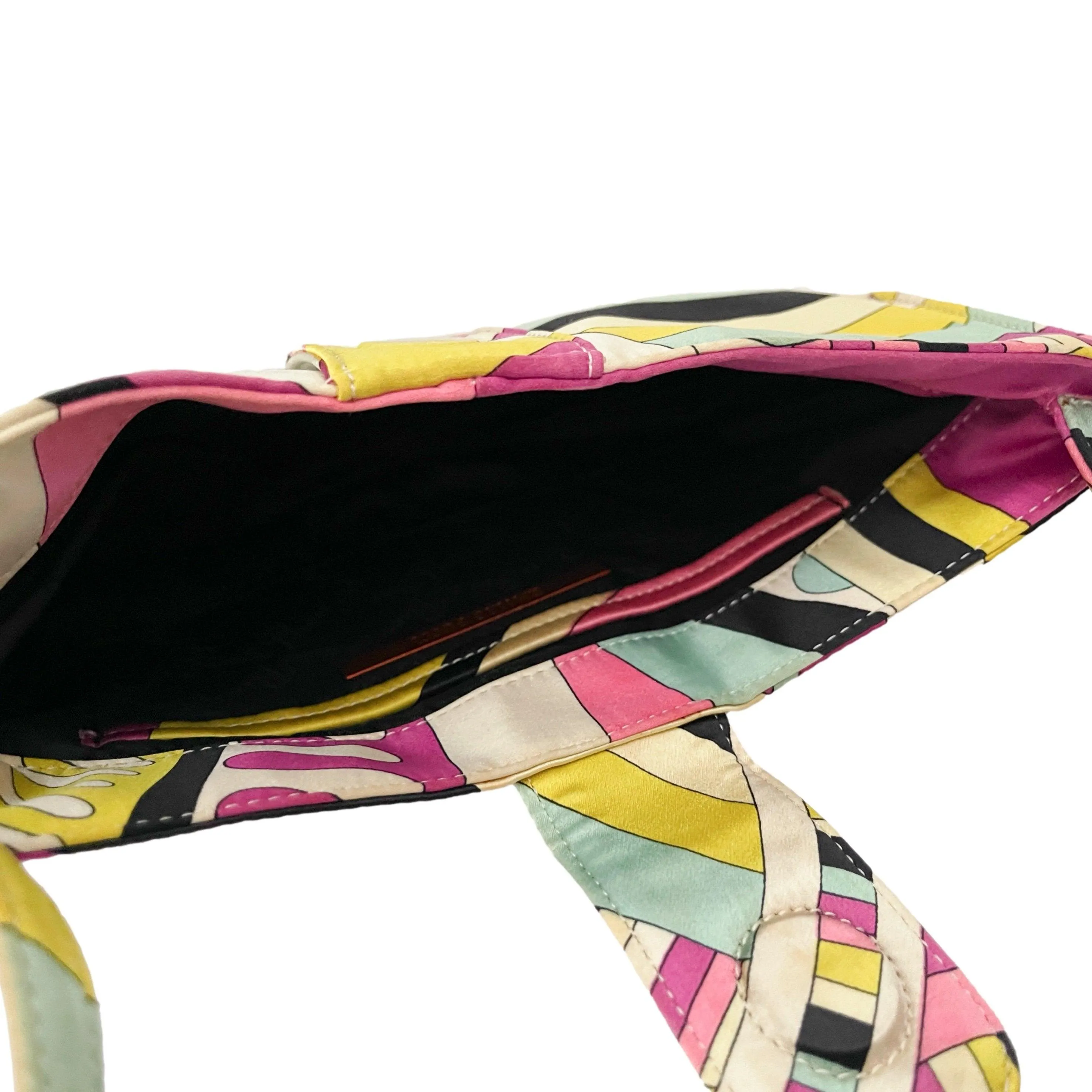Pucci Multicolor Satin Shoulder Bag