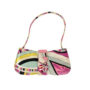 Pucci Multicolor Satin Shoulder Bag