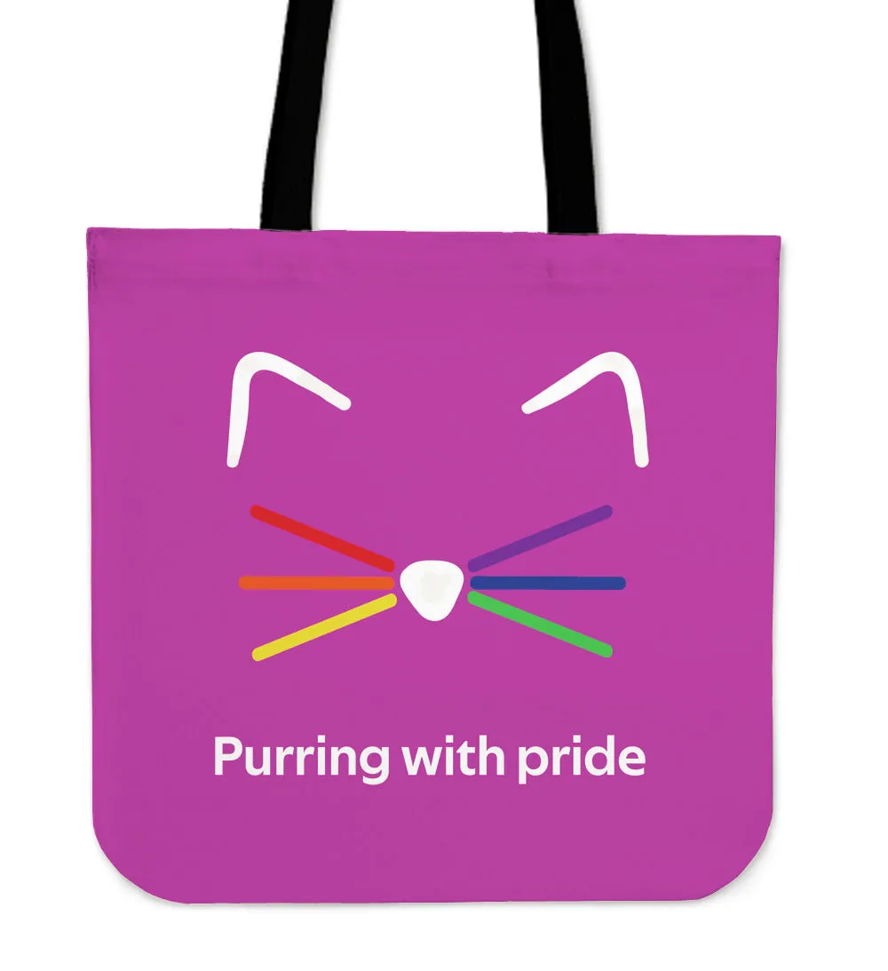 Purring With Pride Tote Bag