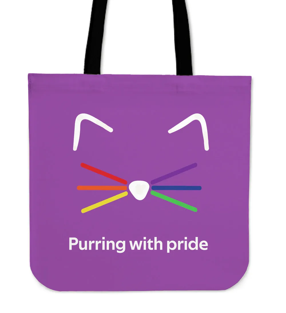 Purring With Pride Tote Bag