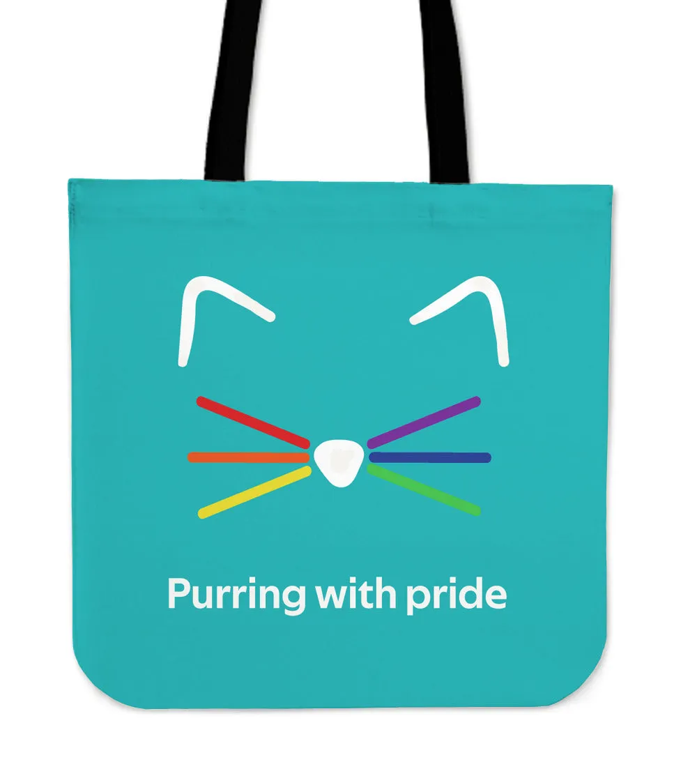 Purring With Pride Tote Bag