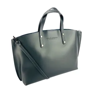 Renato Borzatta leather shoulder bag black