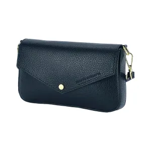 Renato Borzatta Small leather Shoulder Bag black