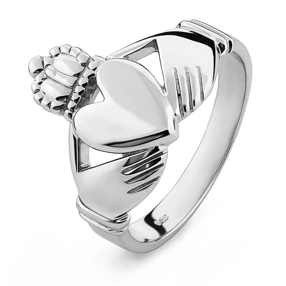 Retired MENS Silver Claddagh Ring MS-CLAD26