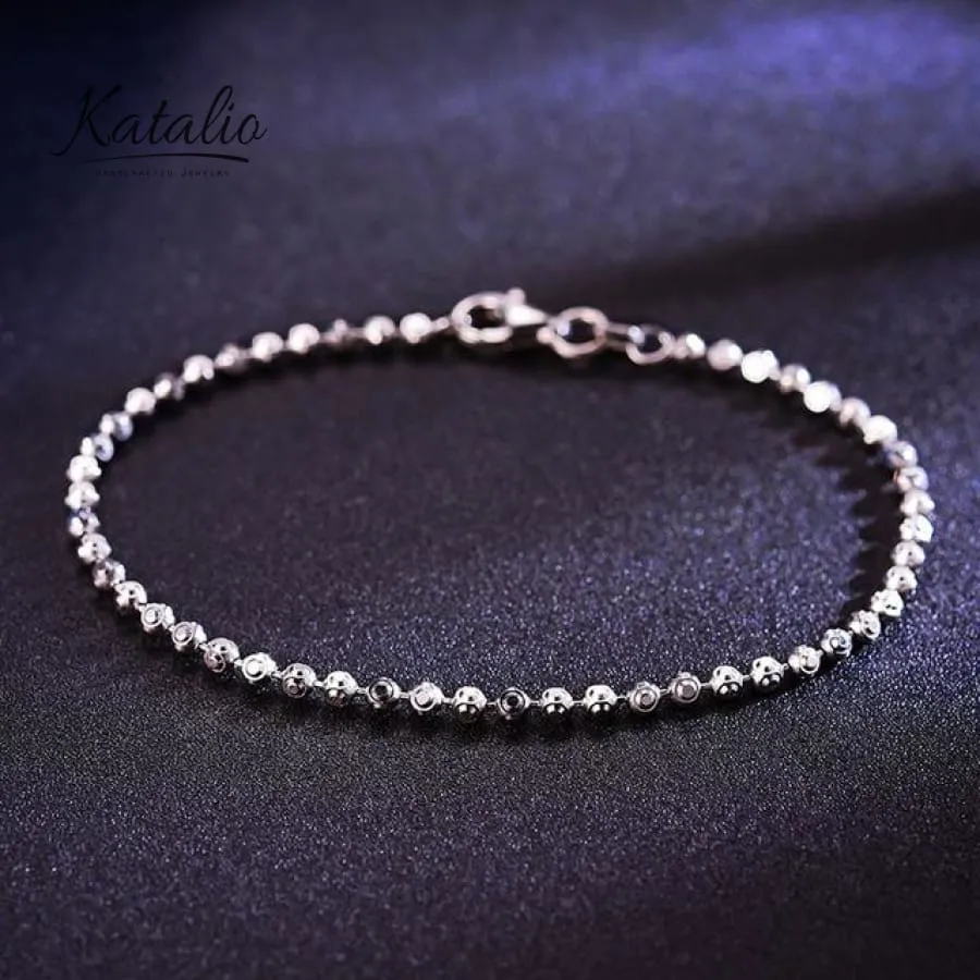 Round Geometric Chain Bracelet