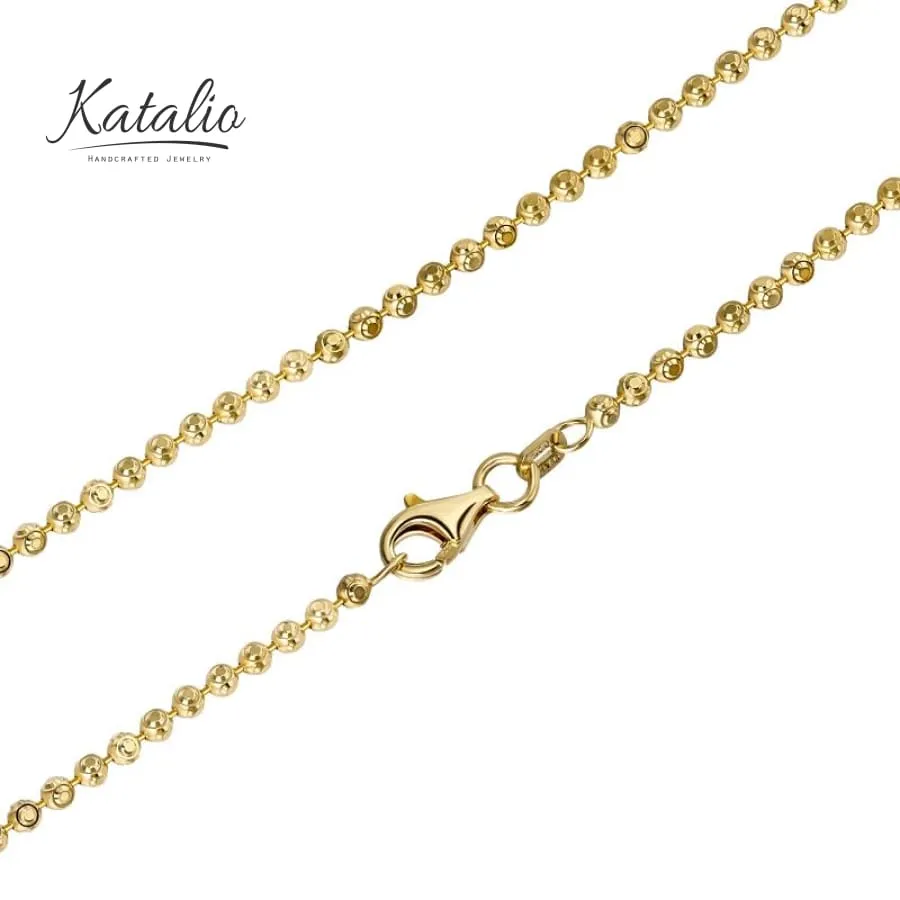 Round Geometric Chain Bracelet