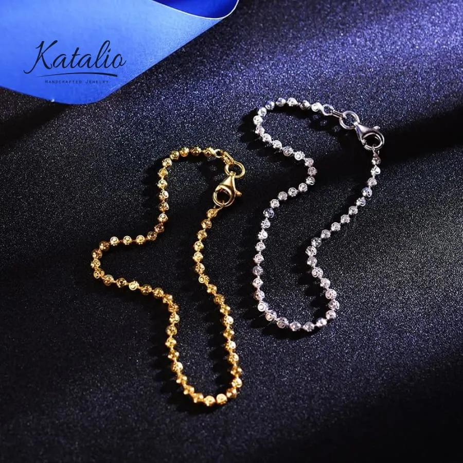 Round Geometric Chain Bracelet