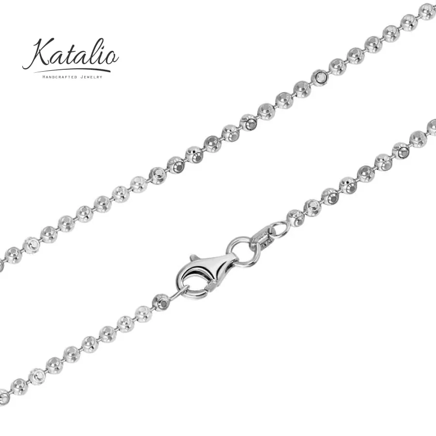 Round Geometric Chain Bracelet