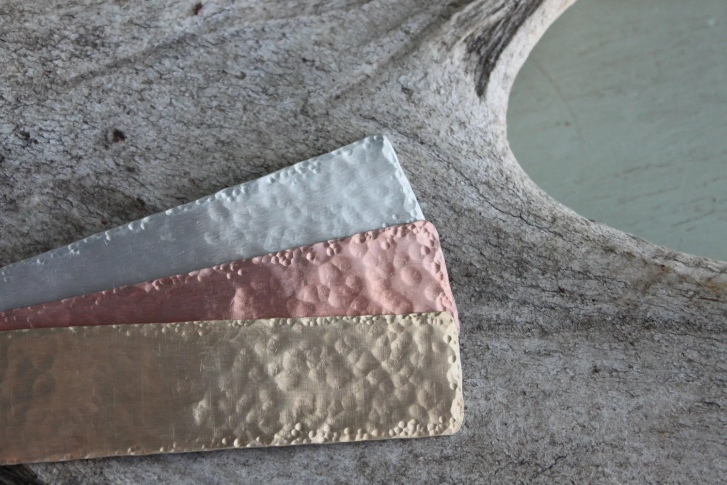 Rustic Personalized Copper Money Clip