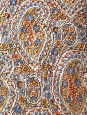 Salmon Paisley Tie
