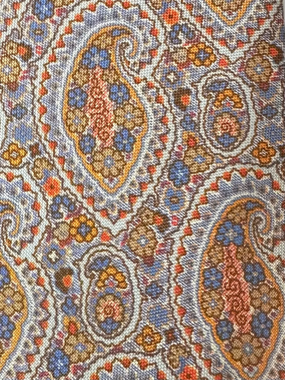 Salmon Paisley Tie