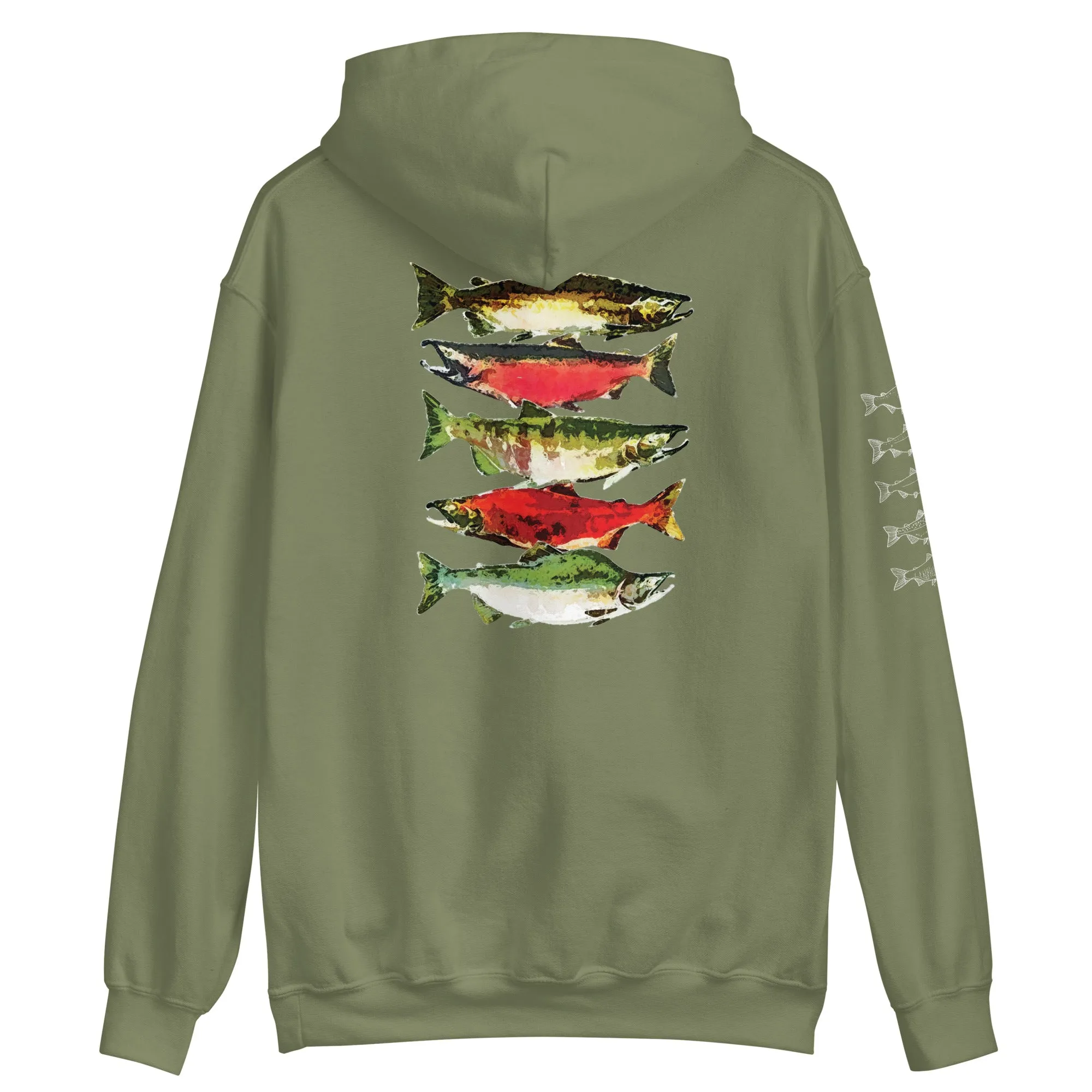 Salmon Series Color Hoodie
