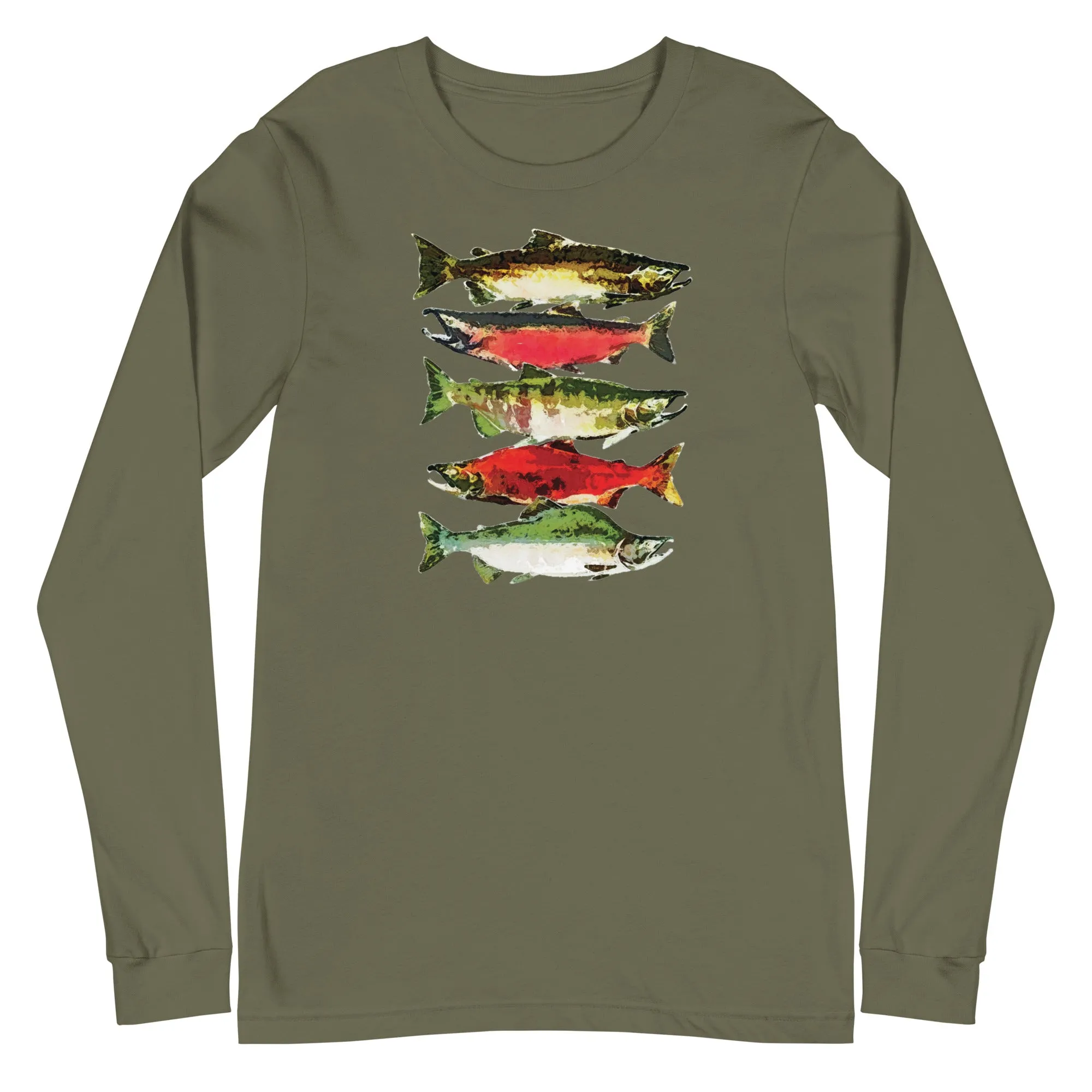 Salmon Series Color Long Sleeve