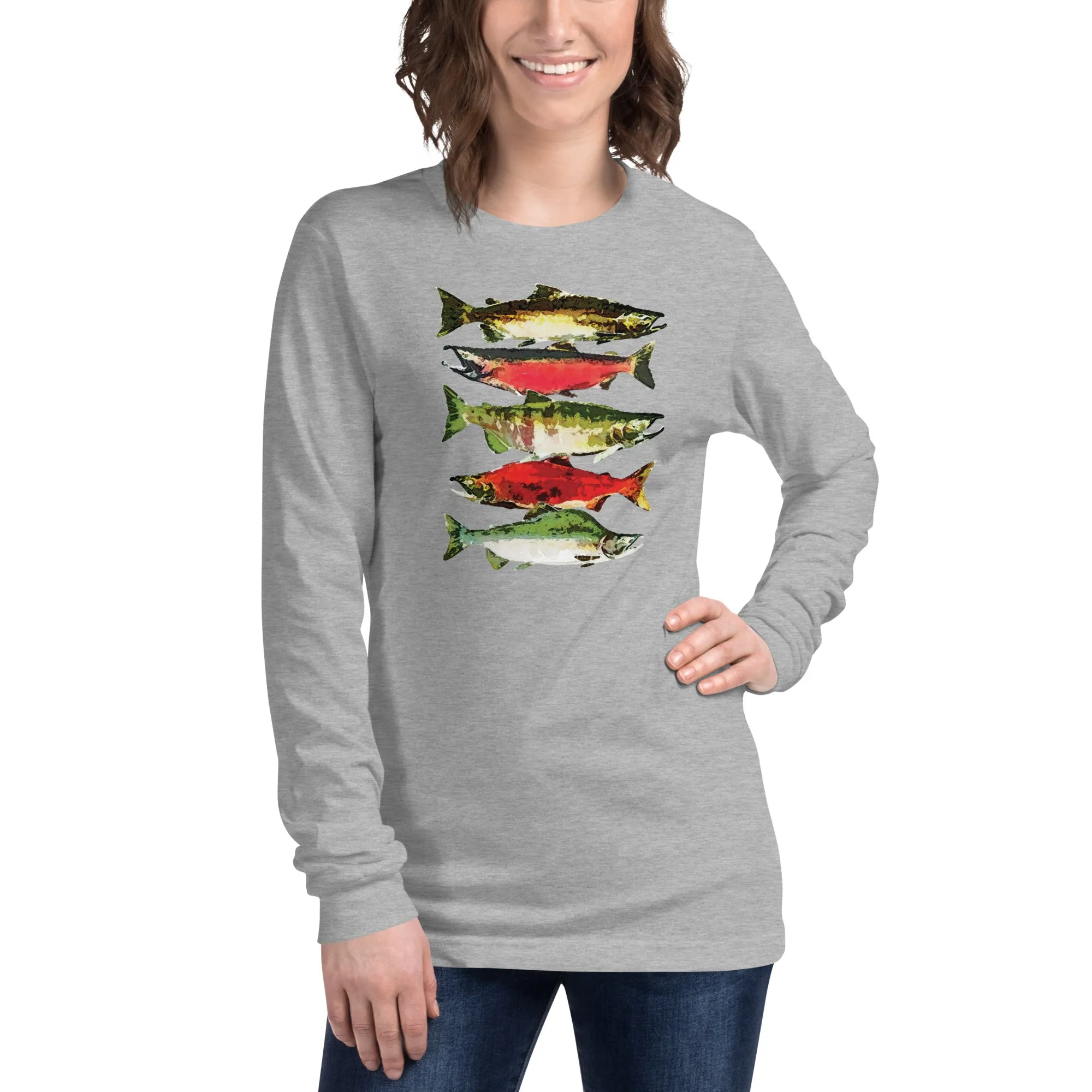 Salmon Series Color Long Sleeve