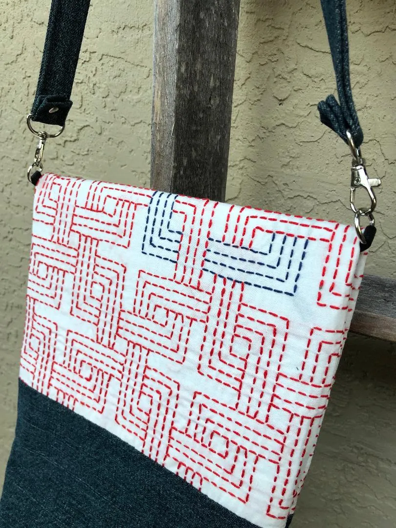 Sashiko Cotton/Denim Handbags