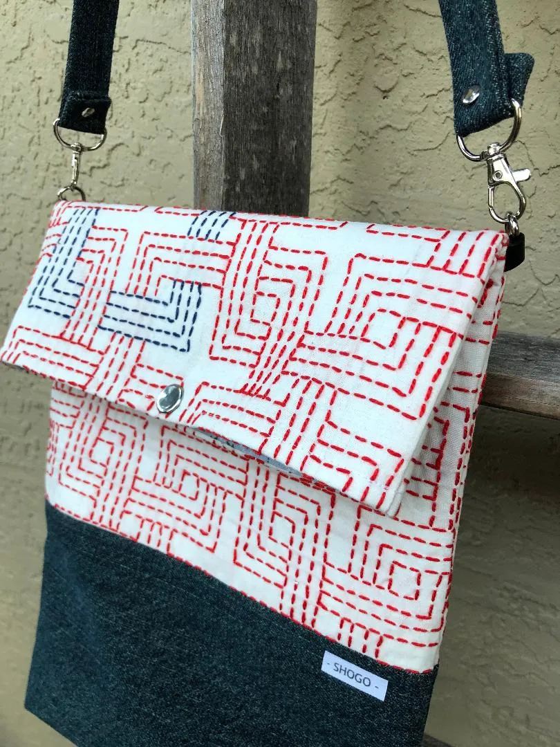 Sashiko Cotton/Denim Handbags