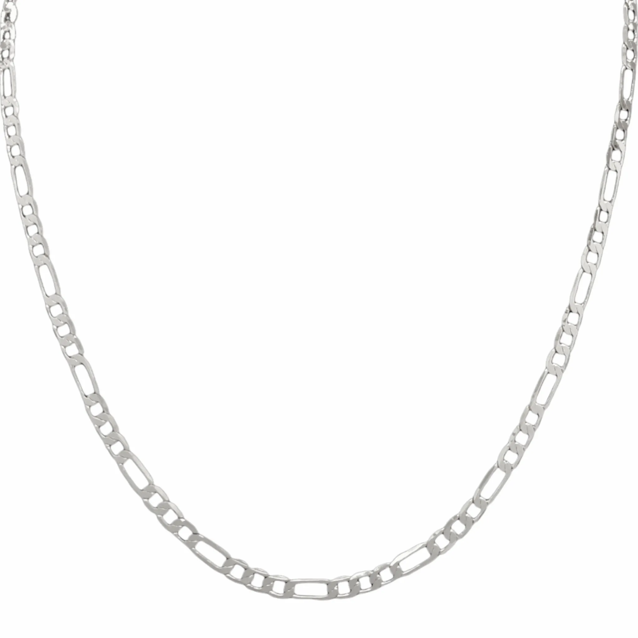 Seoul Stone Silver Figaro Chain (4mm)