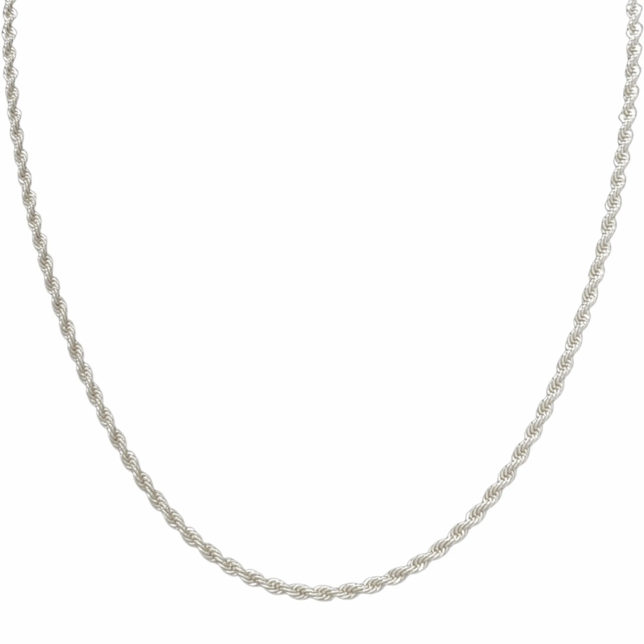 Seoul Stone Silver Rope Chain (3mm)