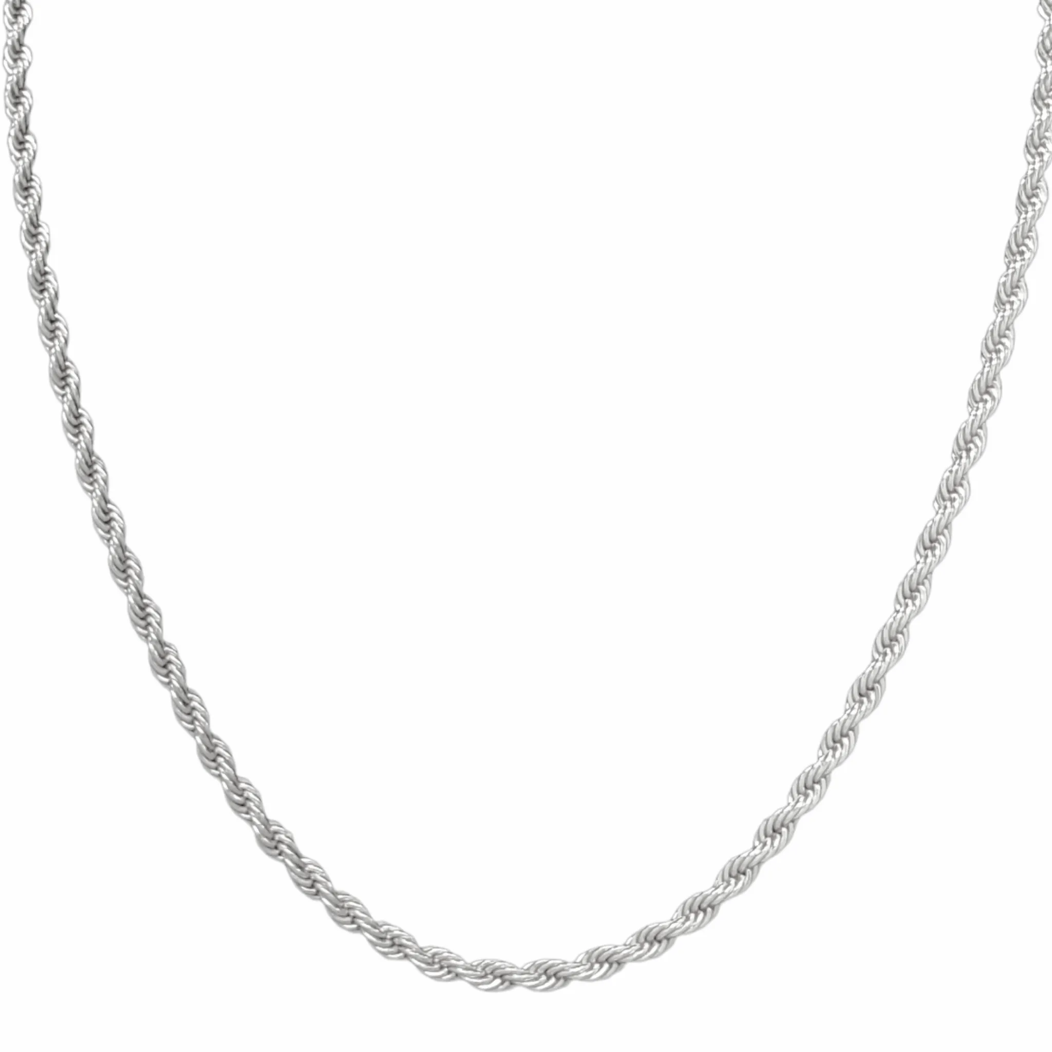 Seoul Stone Silver Rope Chain (4mm)