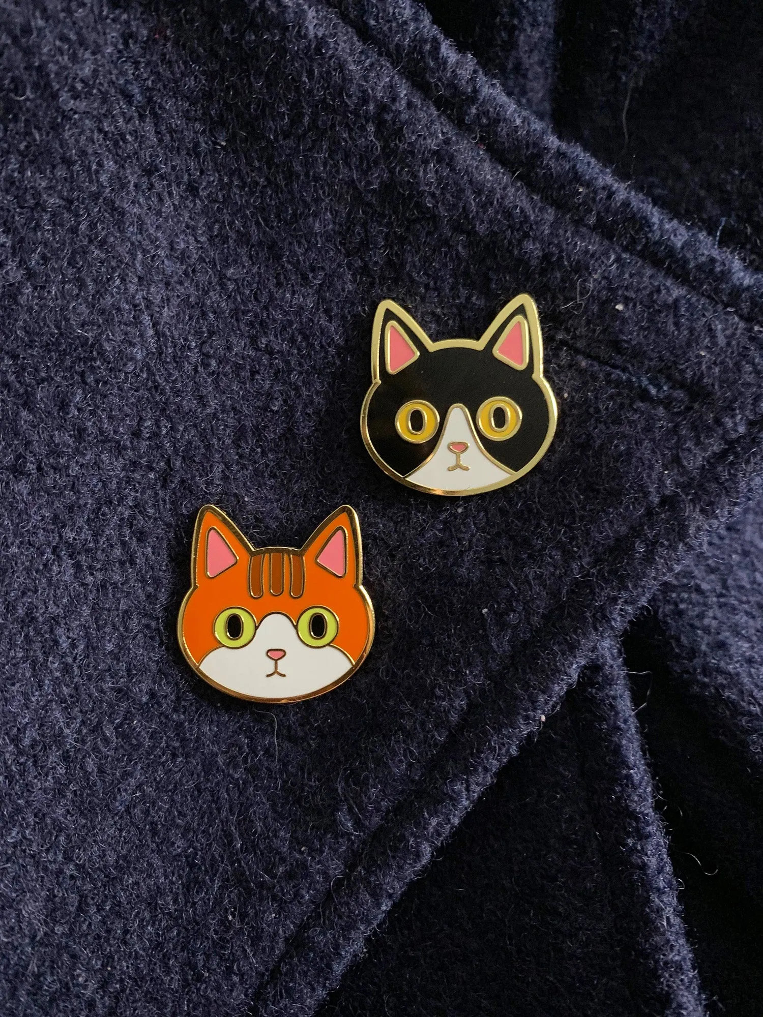 Siamese Seal Point Cat Enamel Pin | Himalayan Birman British Shorthair Ragdoll