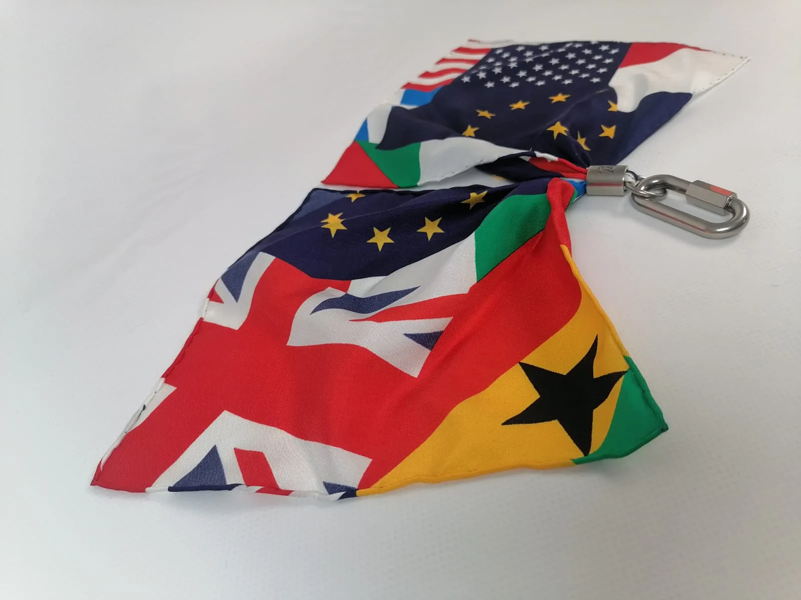 Silks Flag Bag Charm