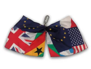 Silks Flag Bag Charm