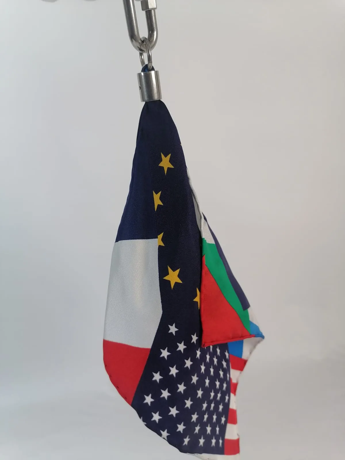 Silks Flag Bag Charm