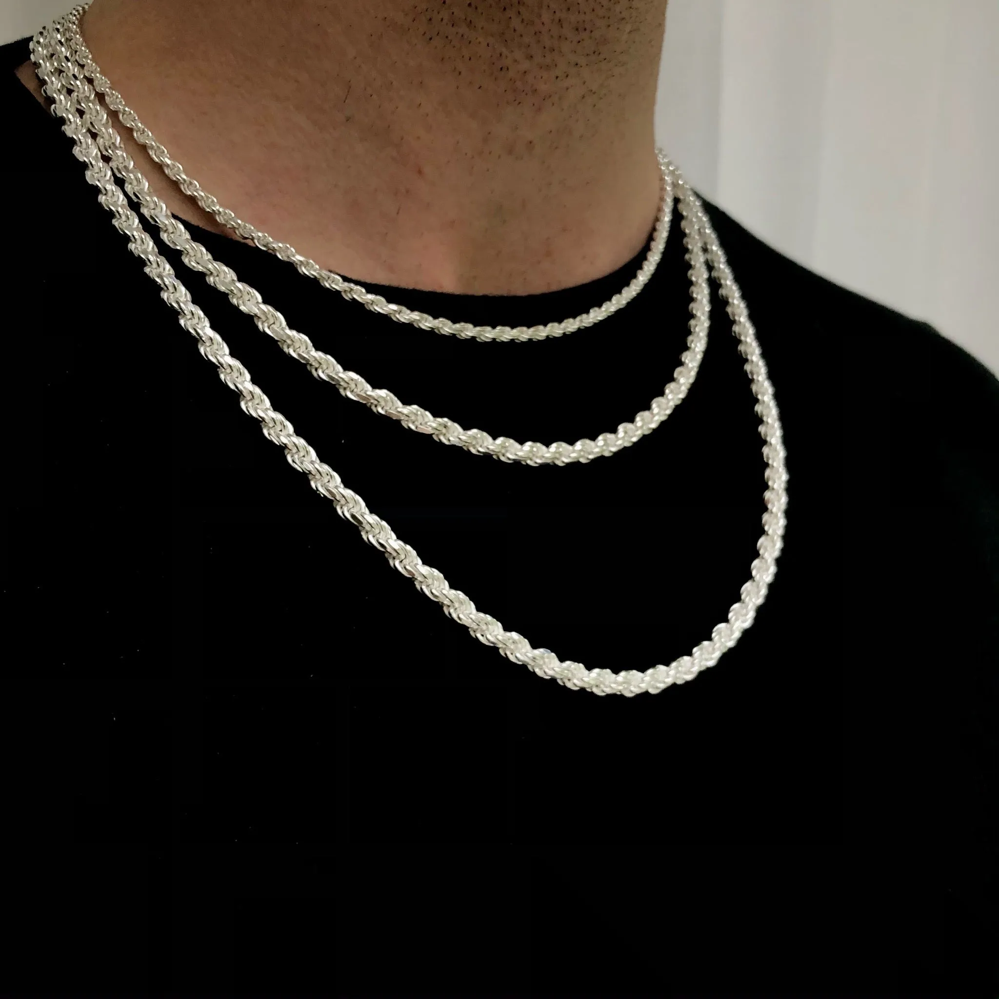 Silver Rope Chain