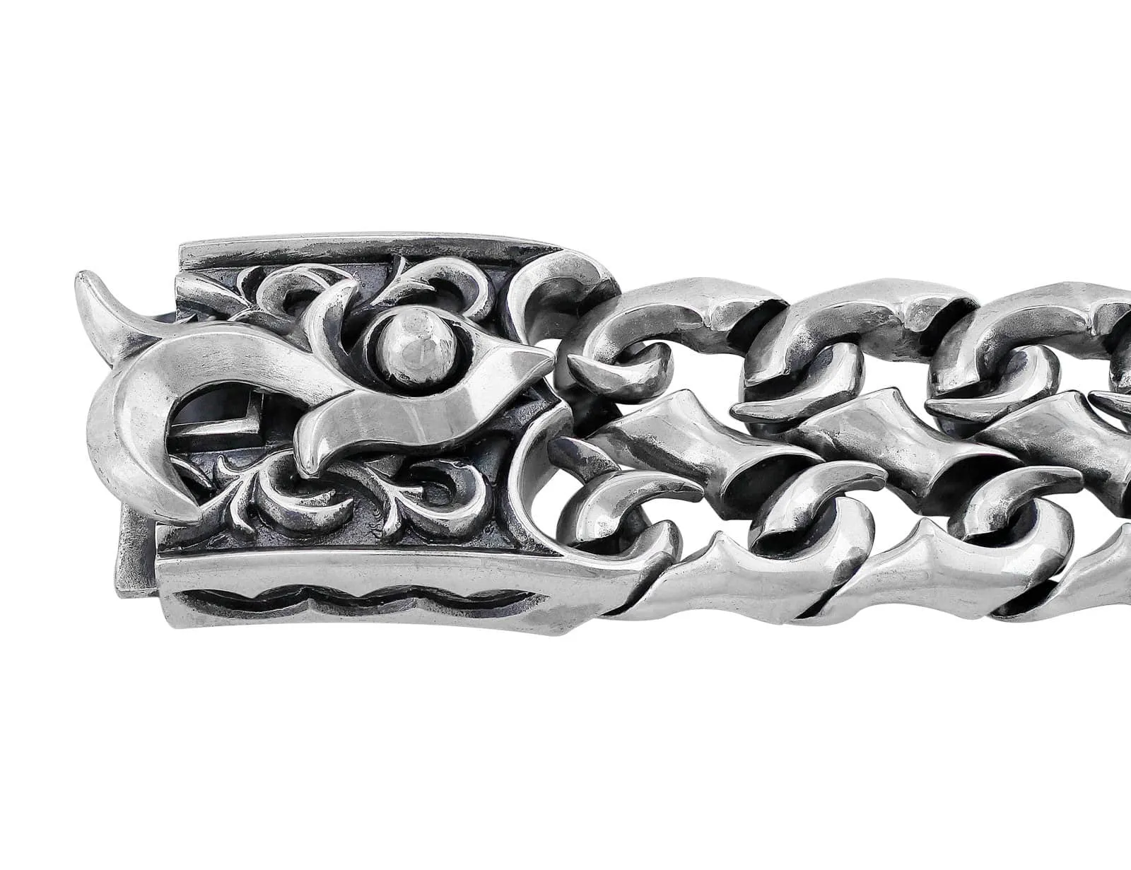 Stephen Webster Men's Sterling Silver Thorn S Link Bracelet