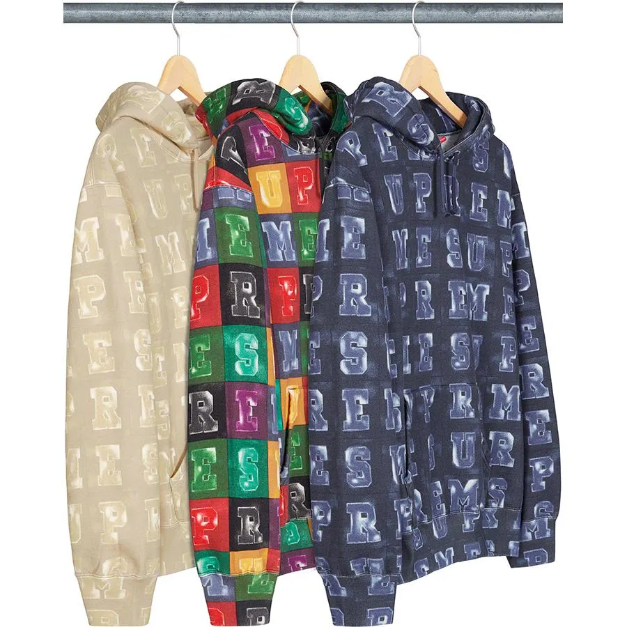 Supreme Blocks Hooded Sweatshirt Multicolor/Navy FW20 (FW20SW26) Men's Size S-XL
