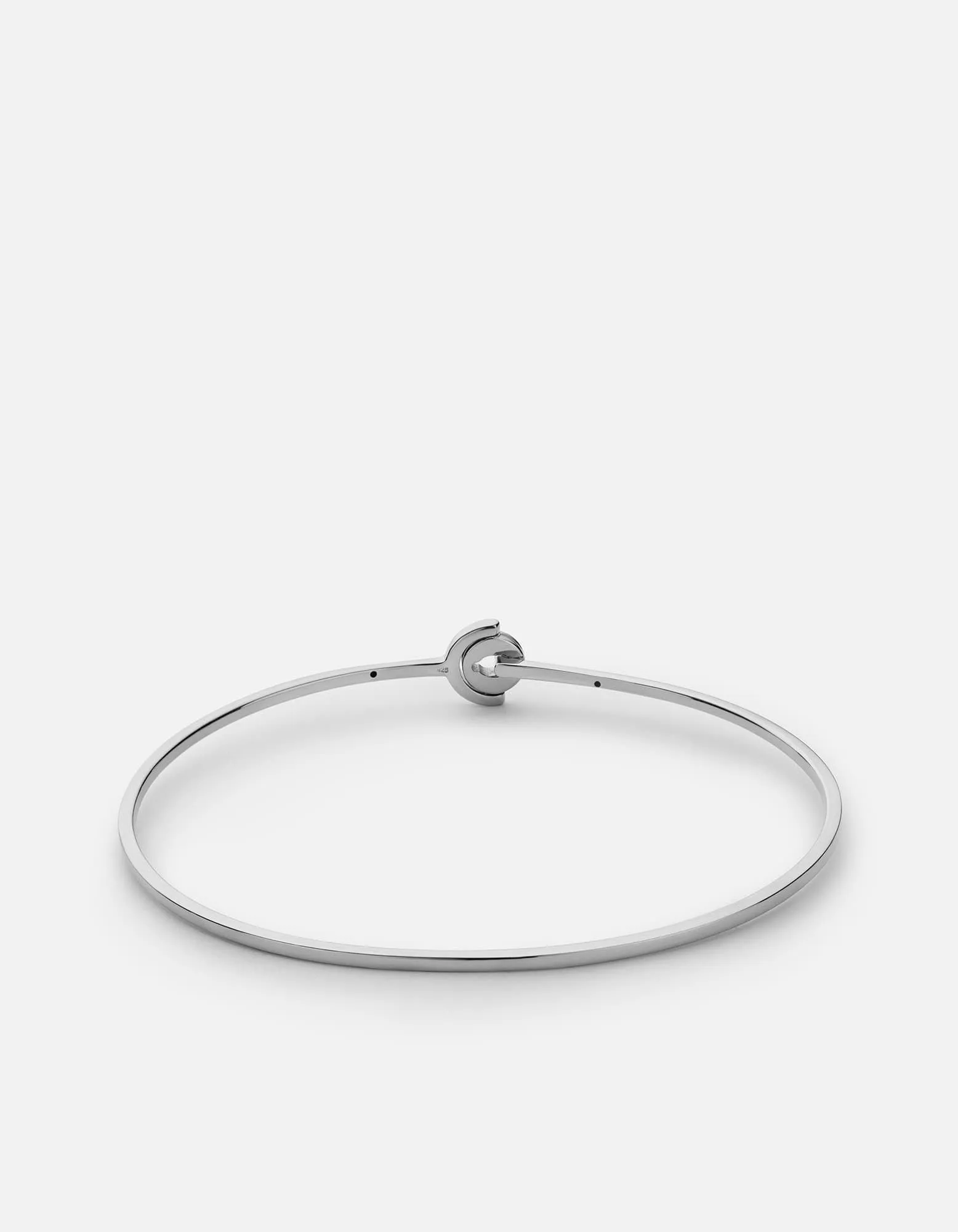 Swivel Cuff, Sterling Silver/Black