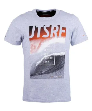T-Shirt WAVE Grey/Orange