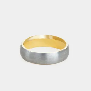 The Tungsten Classic Two-Tone: Natural & Yellow