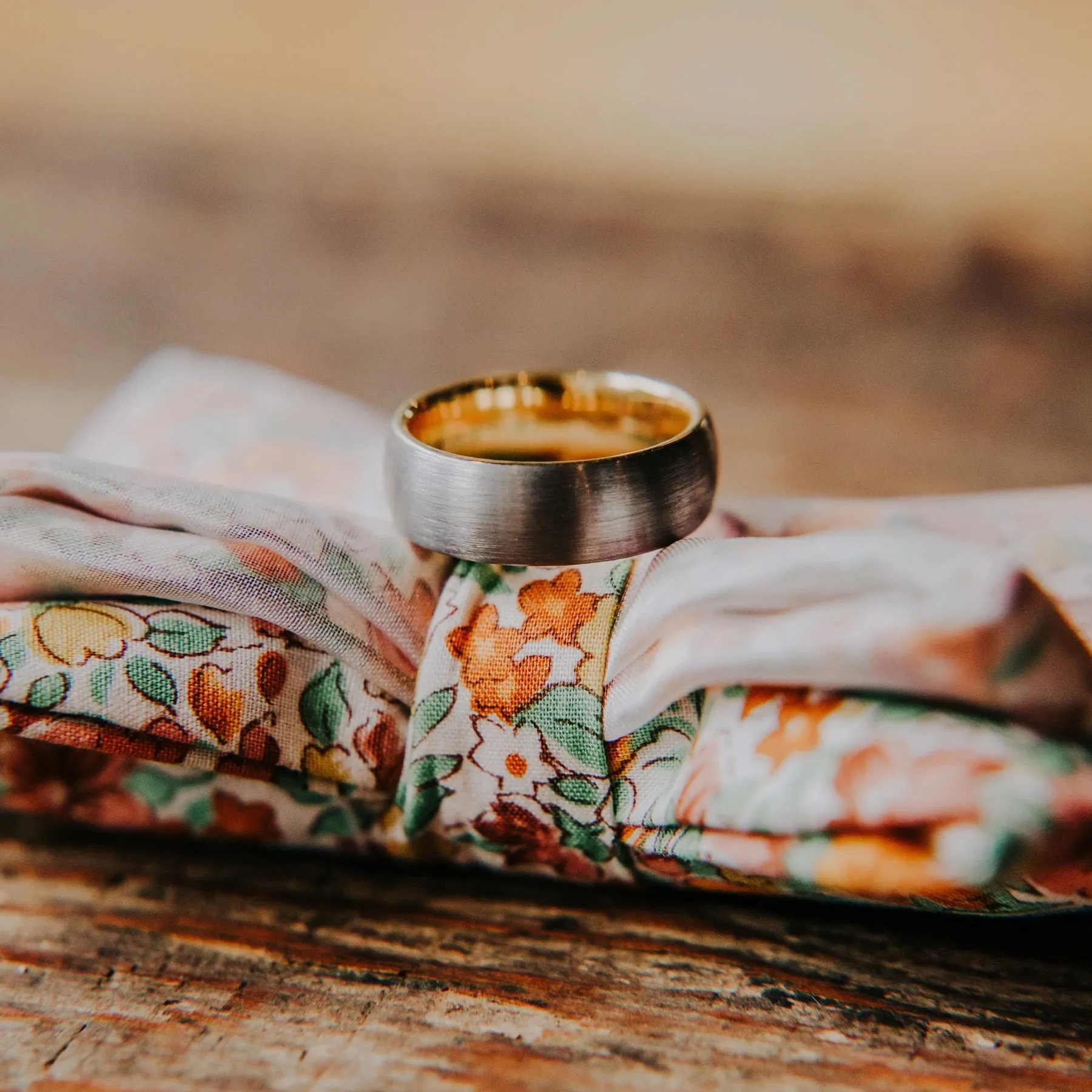 The Tungsten Classic Two-Tone: Natural & Yellow