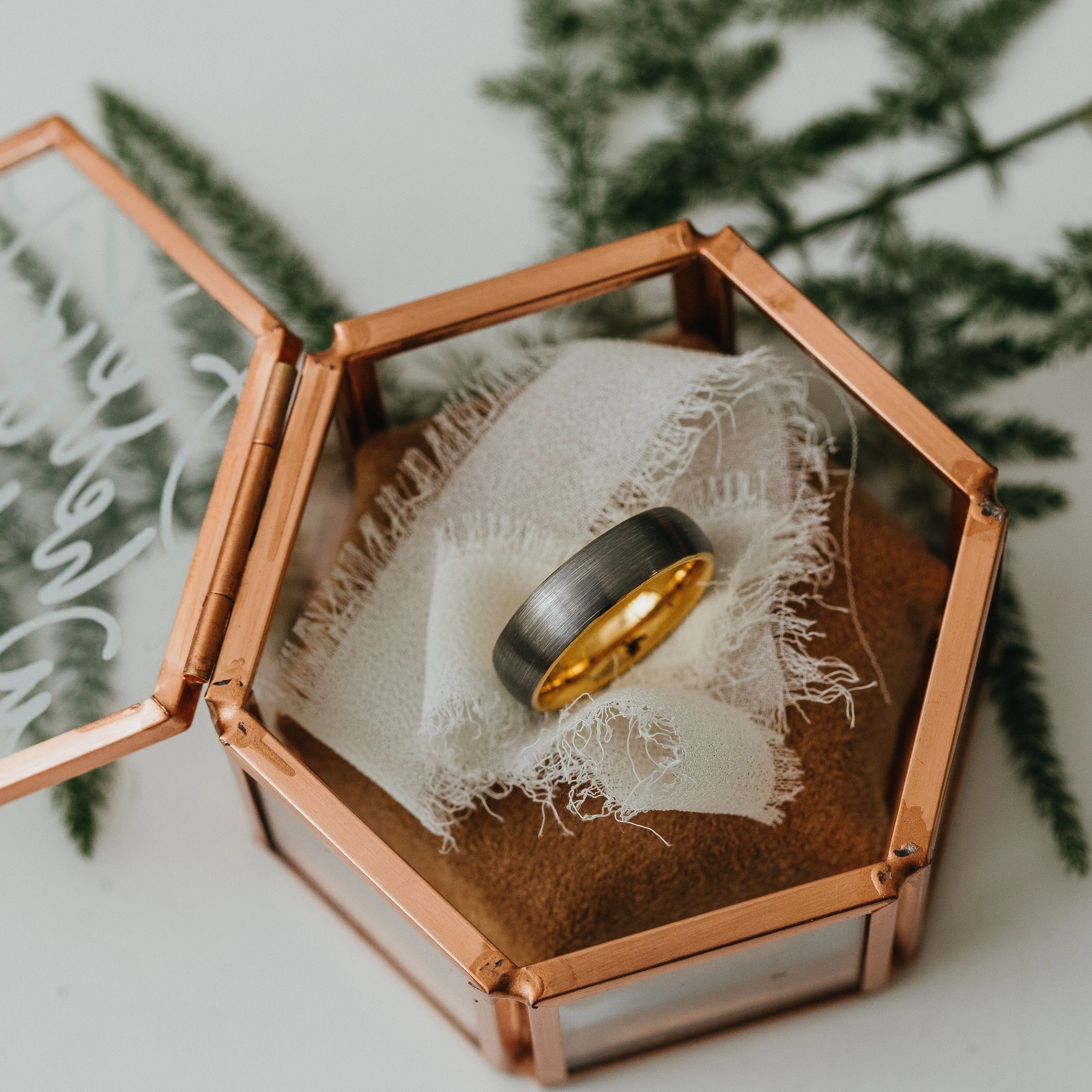 The Tungsten Classic Two-Tone: Natural & Yellow