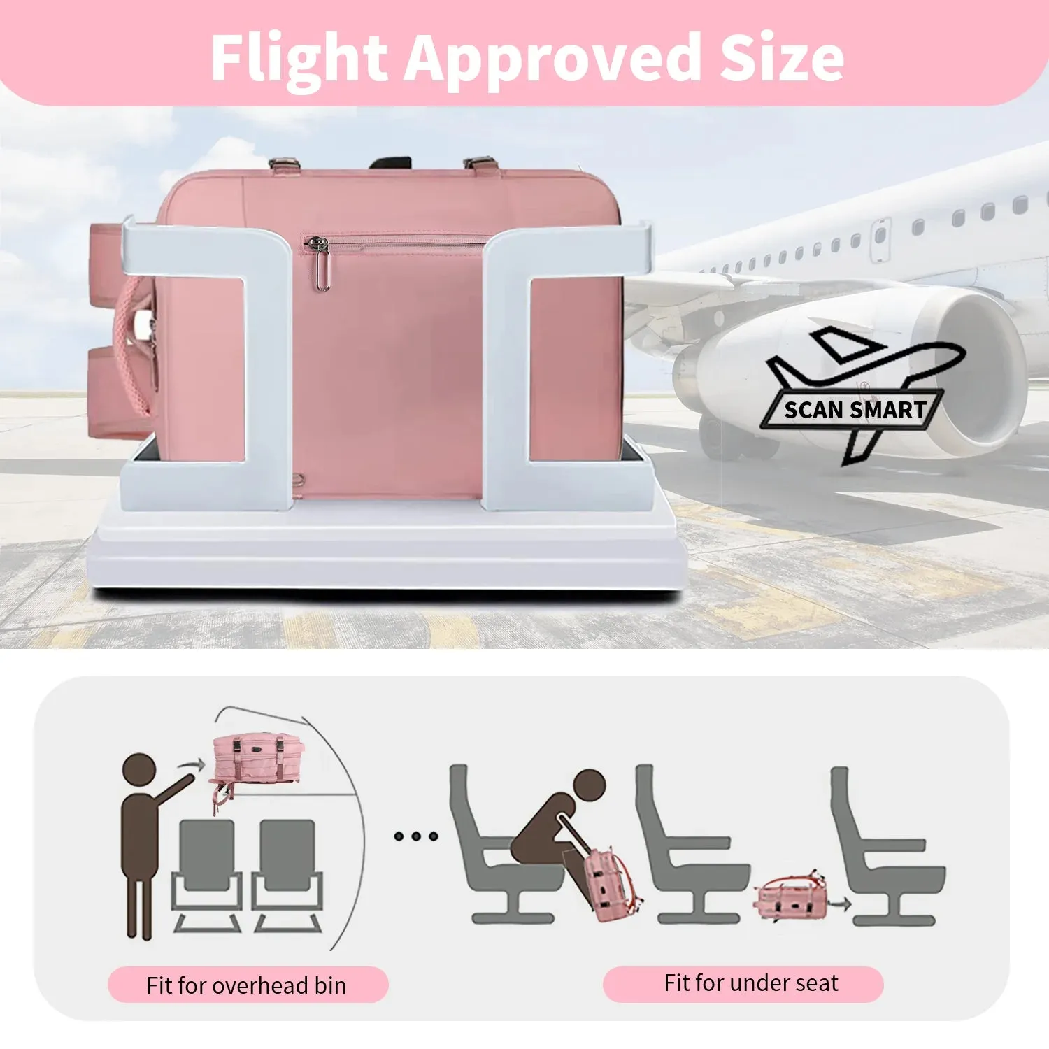 Travel Backpack for Women Man Large Capacity Carry On Luggage Travel Bag with USB Charging Port Personal Item Backpack 15.6inch