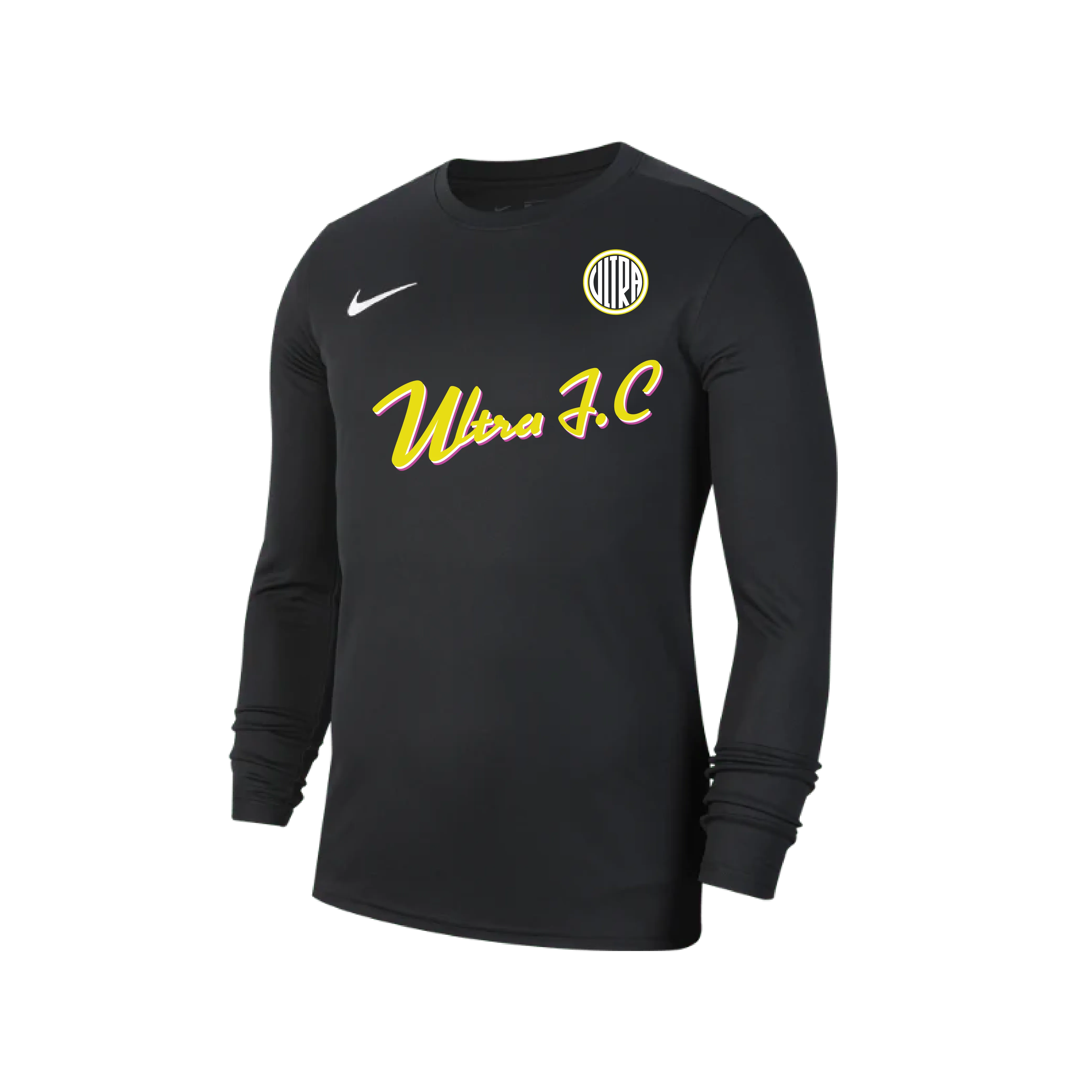 ULTRA FC Men's Park 7 Long Sleeve Jersey - Neon Yellow  (BV6706-010-UFCYELLOW)