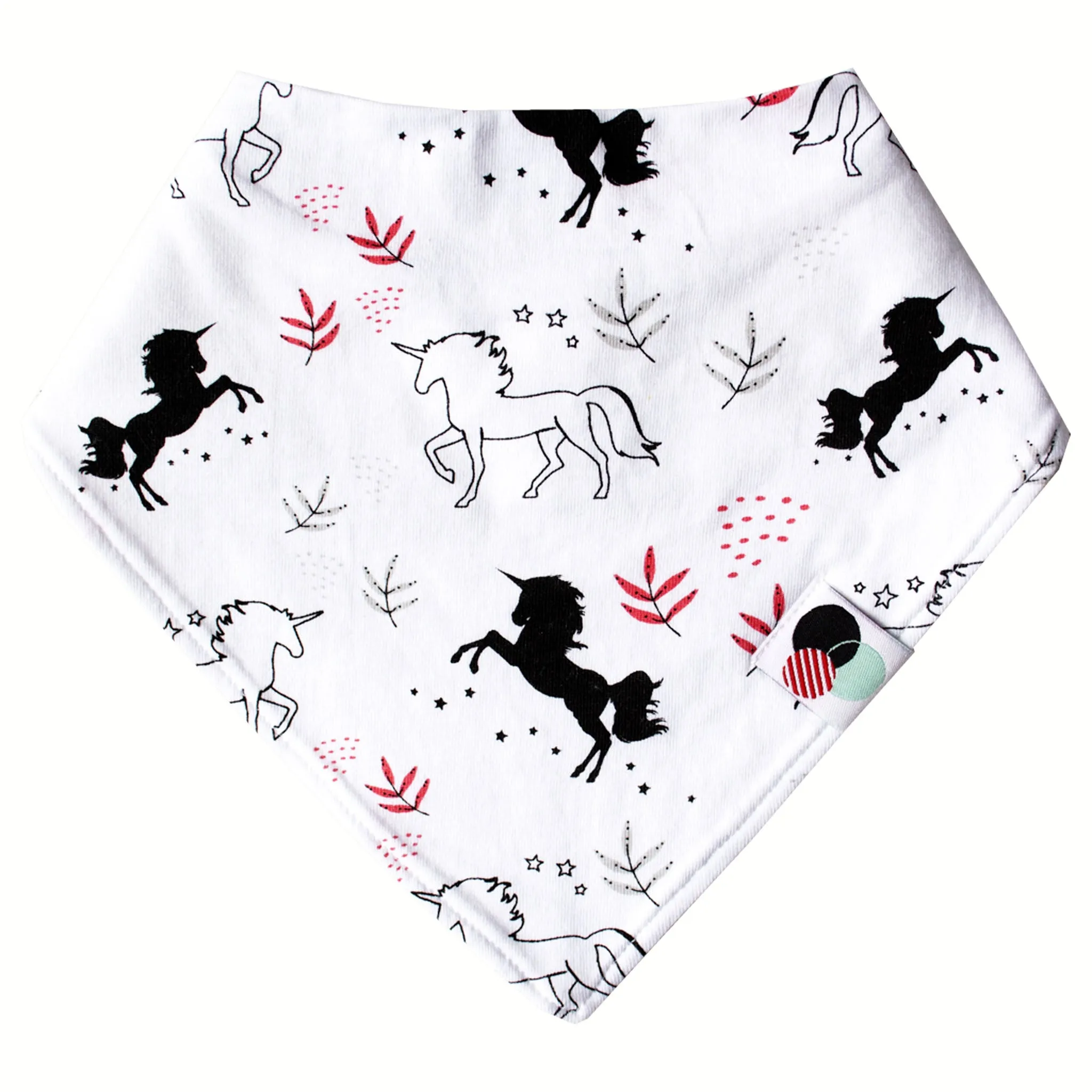 UNICORN PINK | Premium Baby Bandana Bib